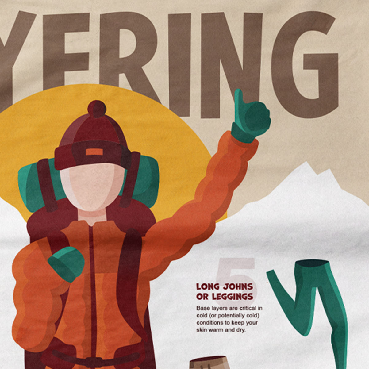 infographic poster closeup