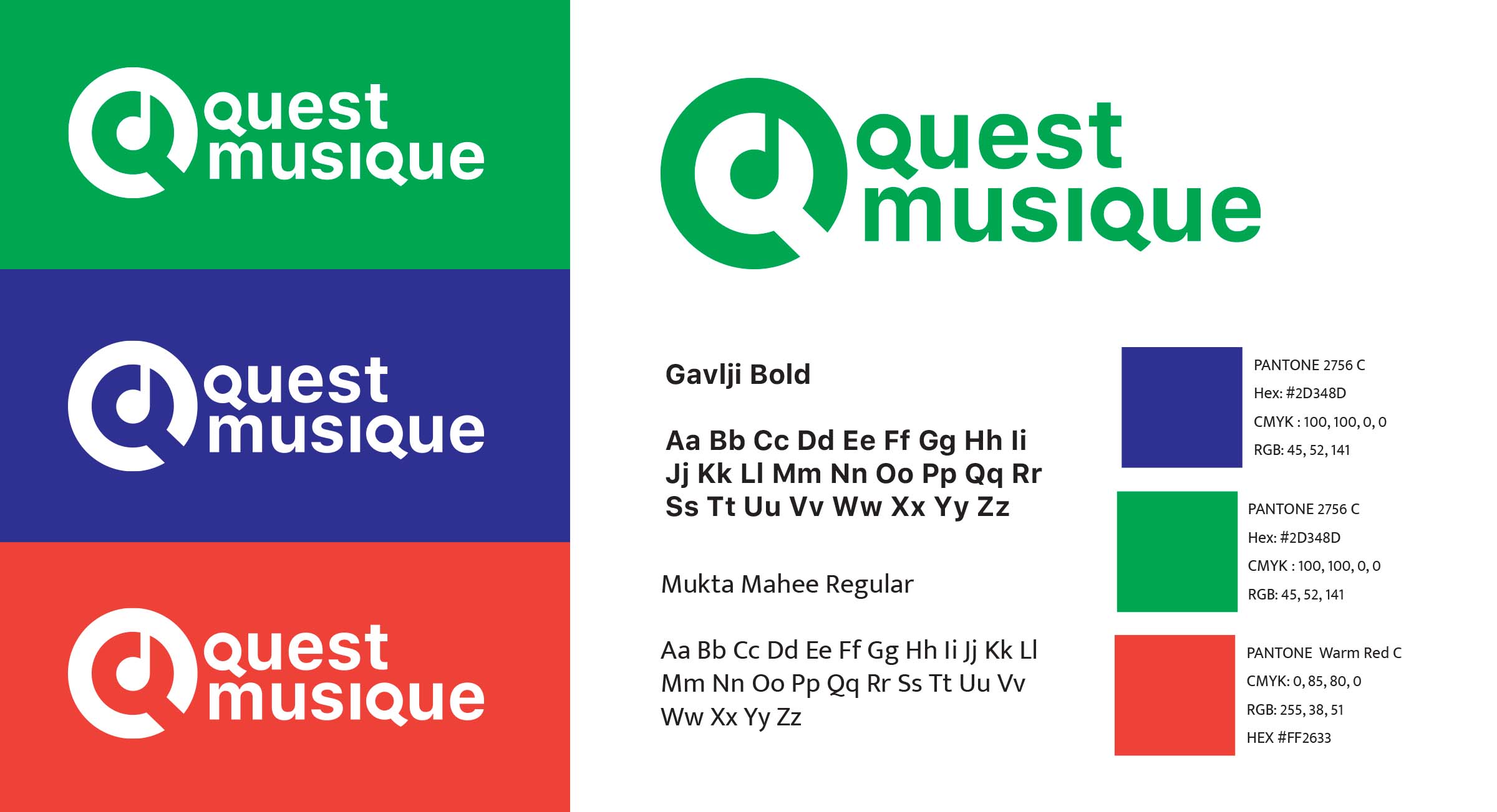 quest musique brand guidlines