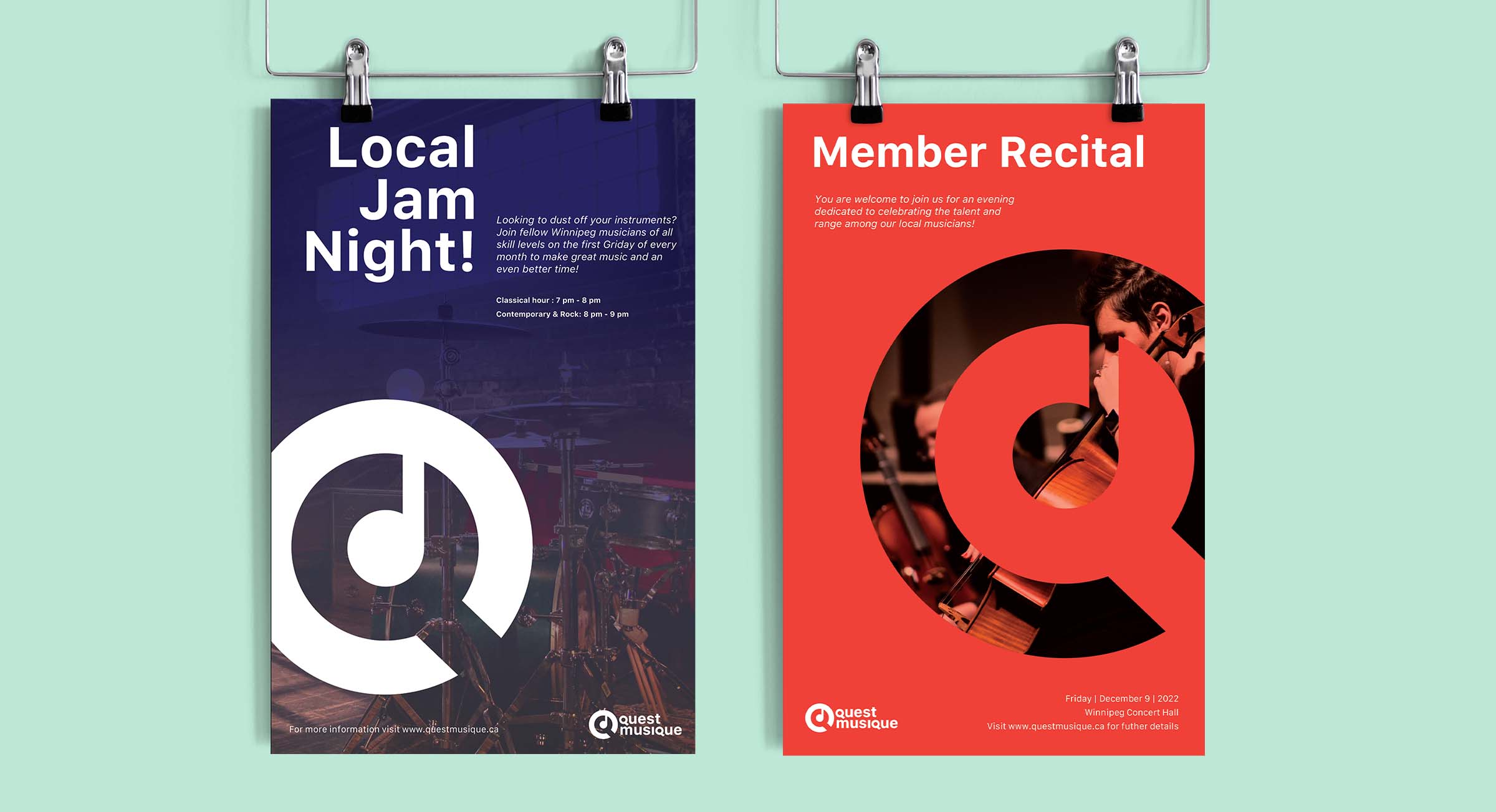 two quest musique posters