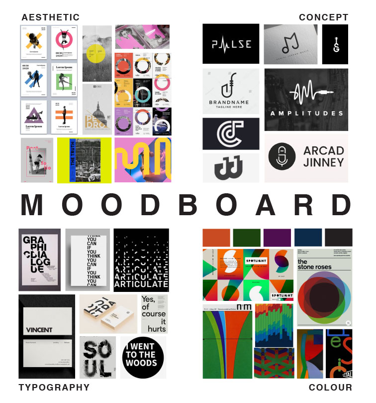 quest musique moodboard