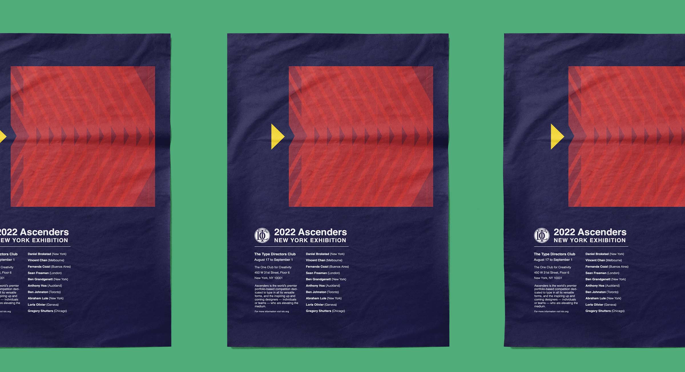 three type posters